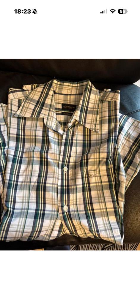 Herenhemden MCGregor . medium, Kleding | Heren, Overhemden, Ophalen of Verzenden, Zo goed als nieuw, Groen, Halswijdte 39/40 (M)