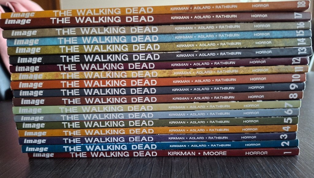 Strips Comics The Walking Dead 1 -18, Meerdere comics, Ophalen of Verzenden, Zo goed als nieuw