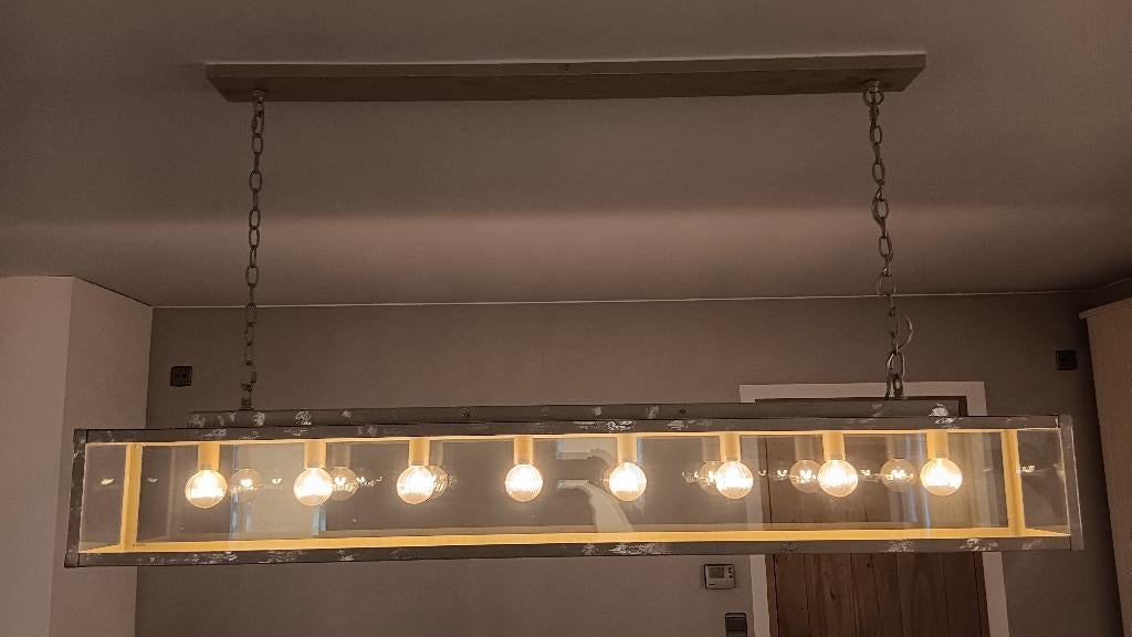 Landelijke luster, Enlèvement, Comme neuf, Verre, Landelijk