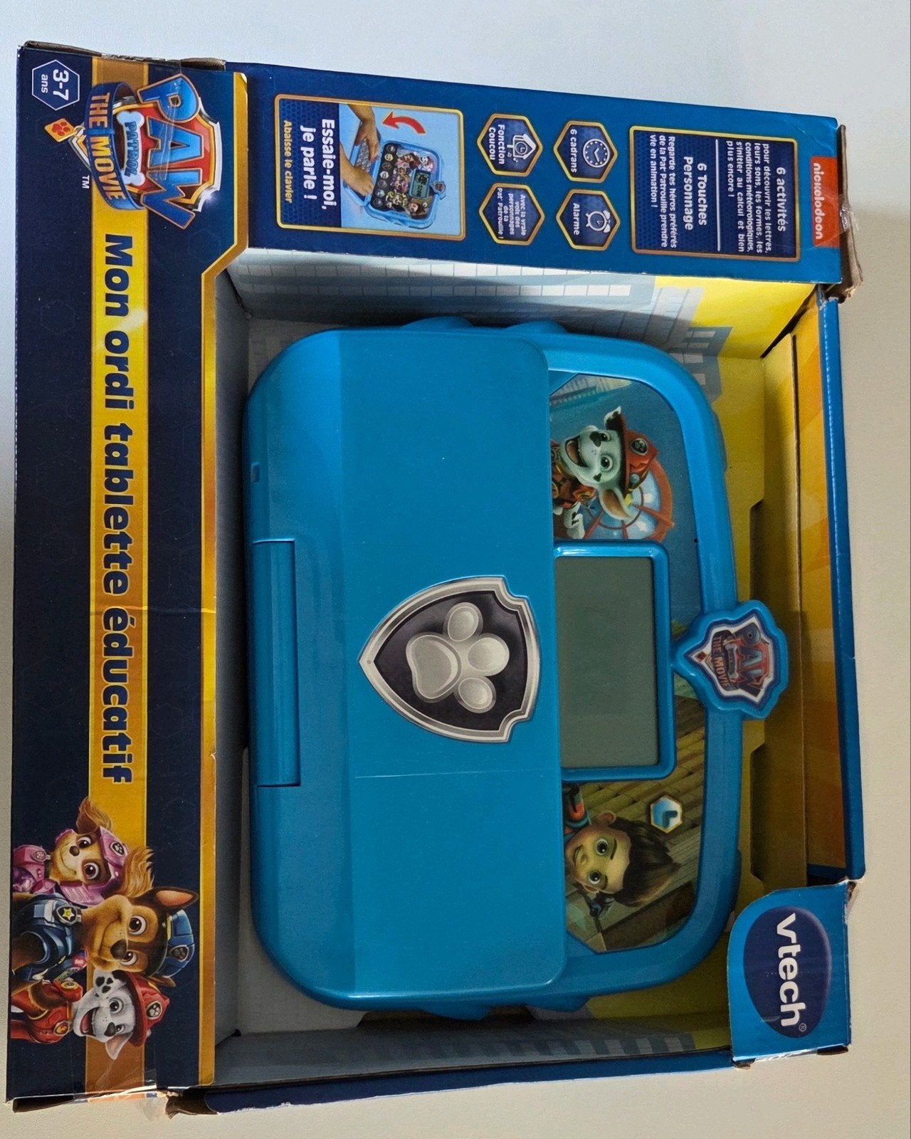 Ordinateur enfant éducatif VTECH Pat Patrouille, Enlèvement