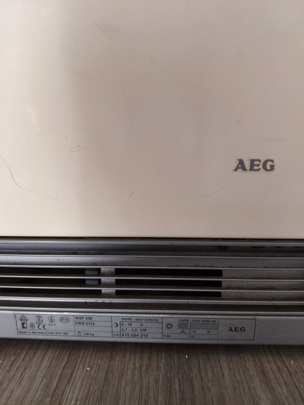 AEG, Ophalen