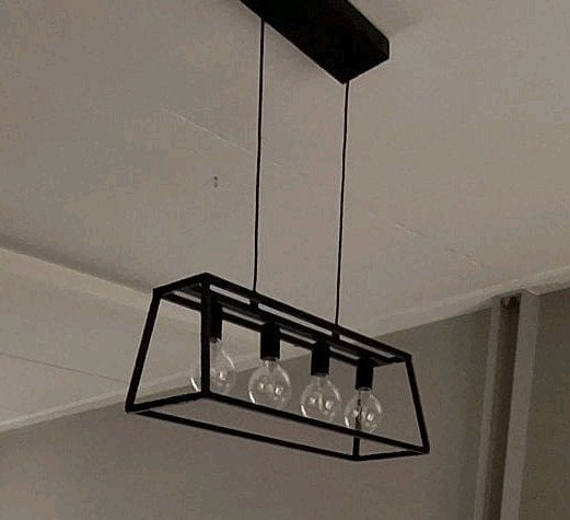 Éclairage Felsisk avec lampes Lunnom, Maison & Meubles, Enlèvement, Comme neuf, Verre, E27 (grand)