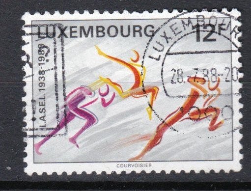 Luxembourg 1988 - N 1203, Timbres & Monnaies, Envoi, Luxembourg, Affranchi