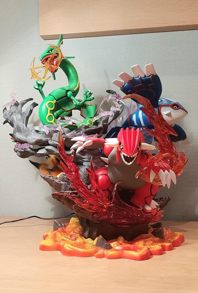 Pokémon Legendarisch Figuur – Rayquaza, Groudon & Kyogre, Ophalen of Verzenden, Zo goed als nieuw