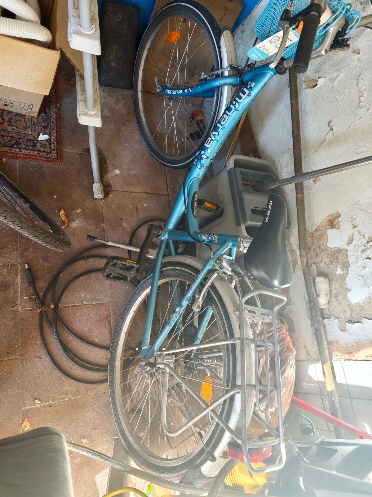 meisjes fiets, Ophalen, Minerva