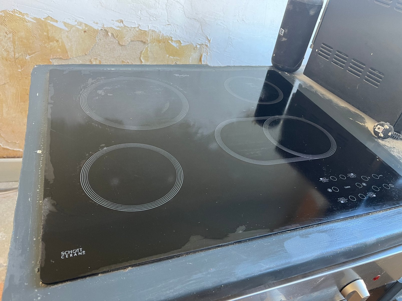 Wirlpool elektrische inductie kookplaat, Elektronische apparatuur, Kookplaten, Ophalen, 4 kookzones, Zo goed als nieuw, Inbouw