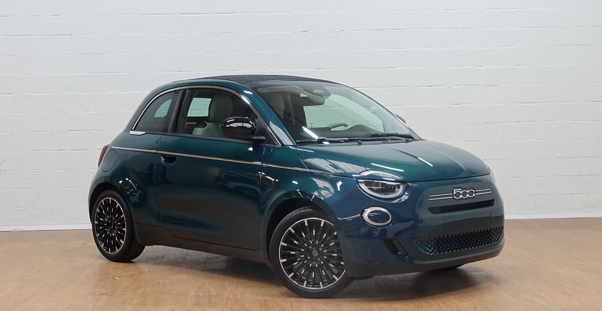 Fiat 500C 1.0 Hybrid LA PRIMA cabrio, Auto's, Voorwielaandrijving, 4 zetels, Stof, Gebruikt