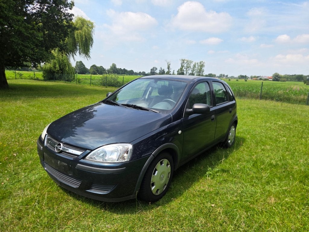 Opel Corsa C 1.0 Automaat 99.000 km, Auto's, Trekhaak, Stof, 4 cilinders, 5 zetels