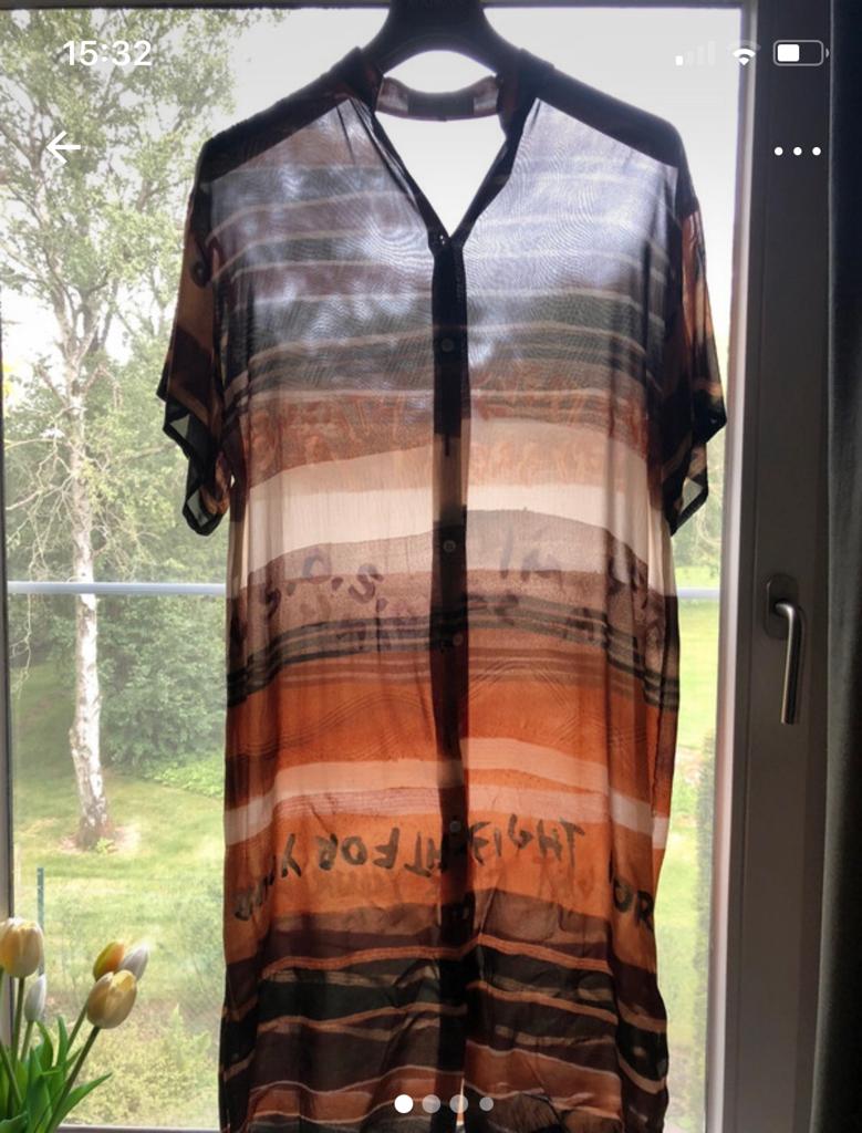 Prachtige feestelijke zomerse jurk, Kleding | Dames, Jurken, Ophalen of Verzenden, Zo goed als nieuw, Maat 42/44 (L), Overige kleuren