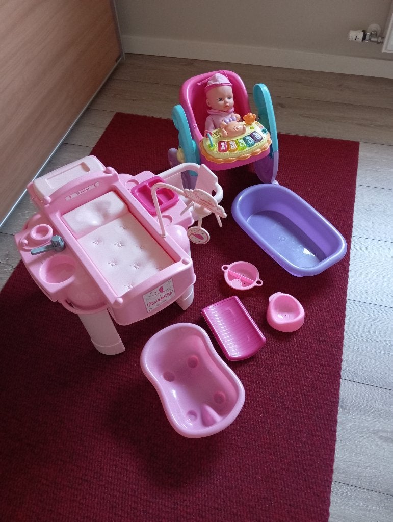 Meisjes speelset, Kinderen en Baby's, Ophalen, Zo goed als nieuw, Speelset, Met geluid