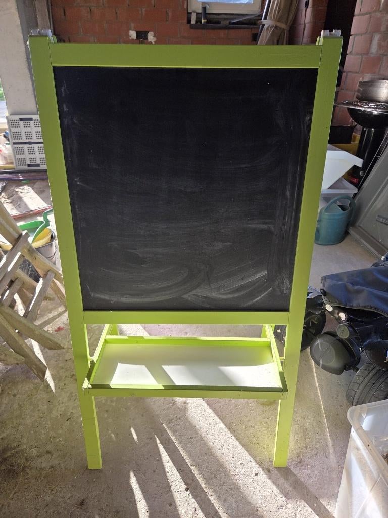 krijtbord + whiteboard, Ophalen, Gebruikt, Krijtbord