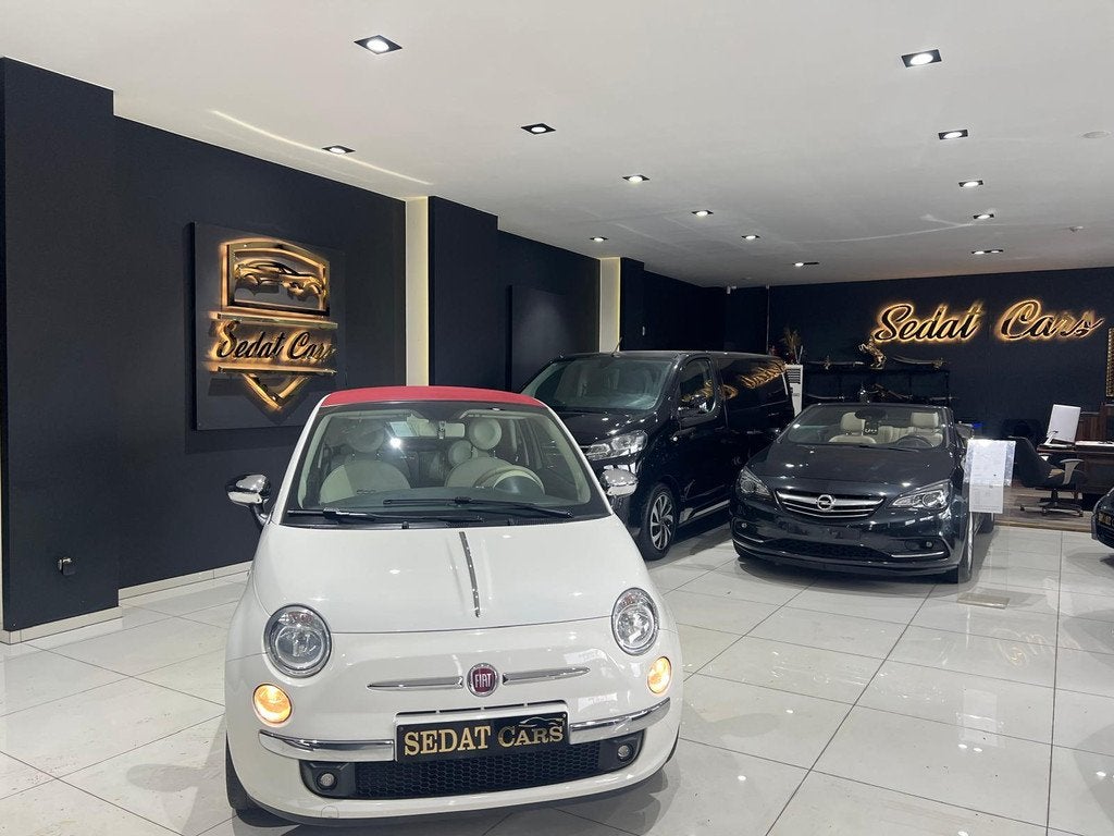 Fiat 500C 1.2 BENZINE EURO 6B CABRIO, Auto's, Fiat, 4 zetels, Gebruikt, Cabriolet, Wit
