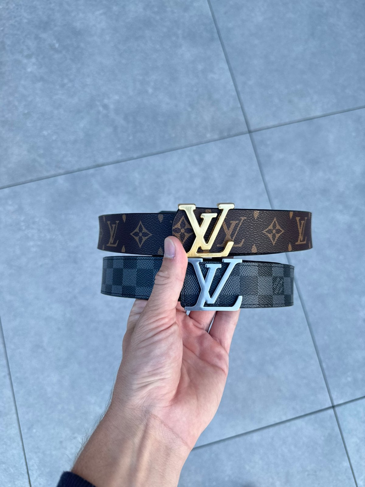 Ceintures Louis Vuitton — Monogramme et damier, Enlèvement ou Envoi, Neuf, Ceinture