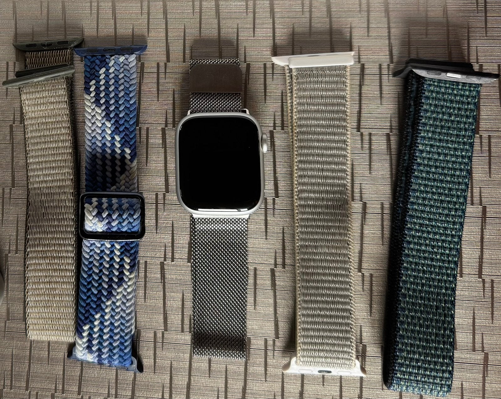 Apple watch series 8 41mm zilver + bandjes, Ophalen, Waterdicht, Gebruikt, Zilver