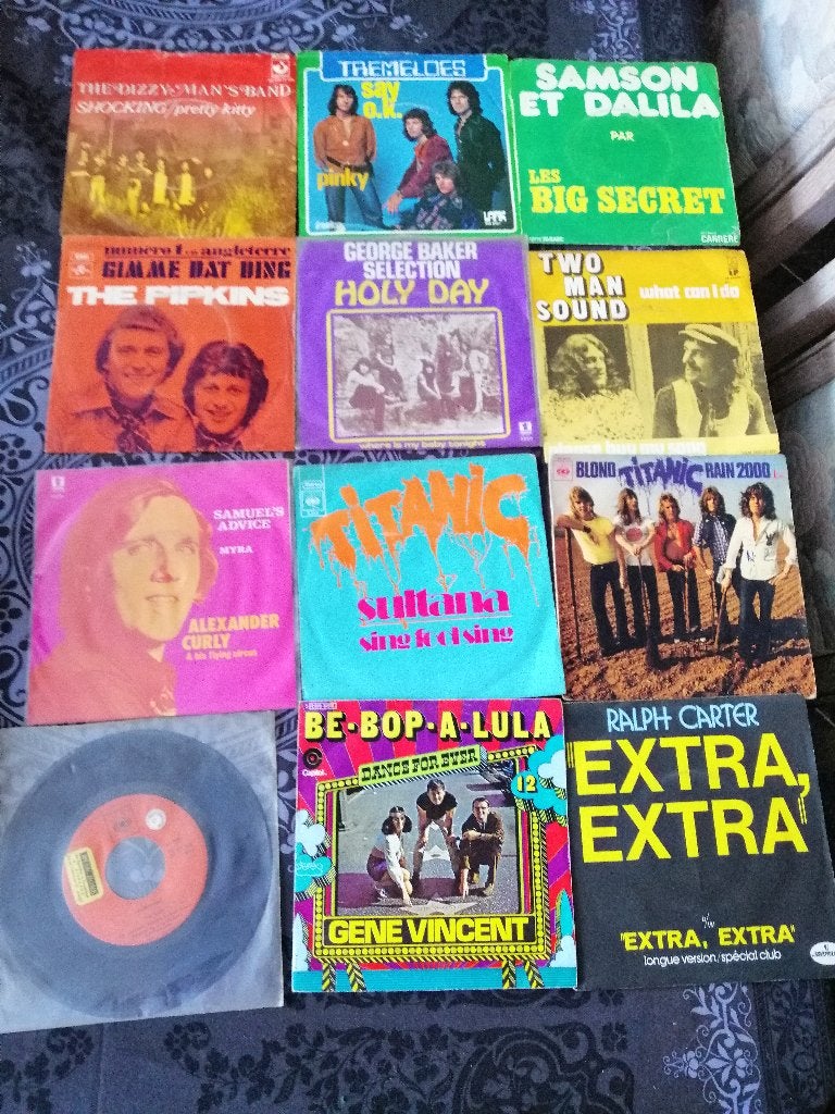 doos singles, Cd's en Dvd's, Ophalen, Gebruikt, 7 inch