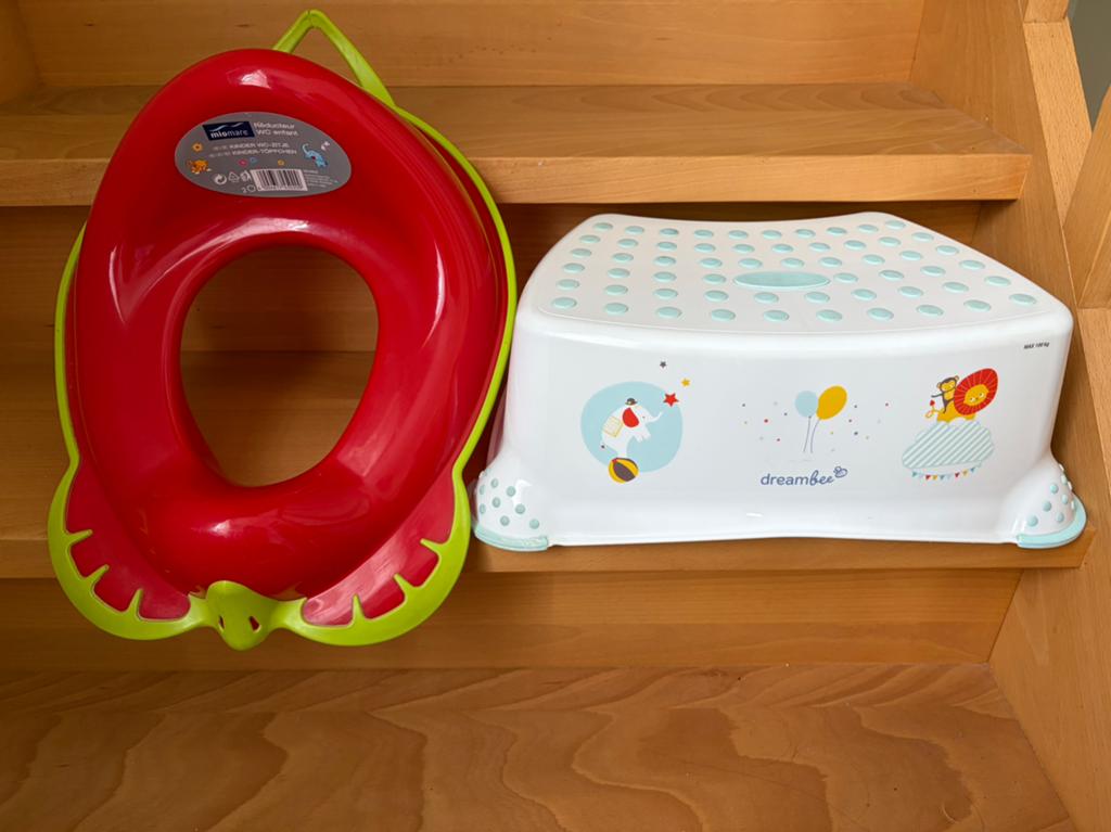 Toiletbrilverkleiner en opstapje, Kinderen en Baby's, Badjes en Verzorging, Ophalen of Verzenden, Zo goed als nieuw, Overige typen