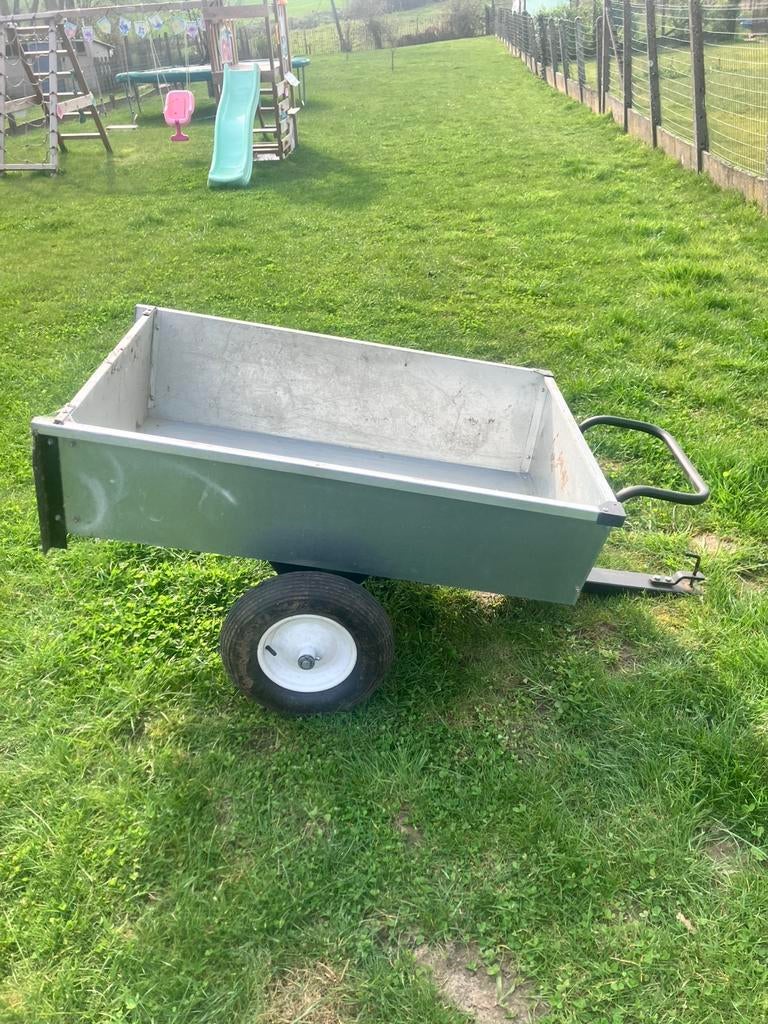 Kiepwagen zitmaaier, Ophalen, Zo goed als nieuw, Opvangbak