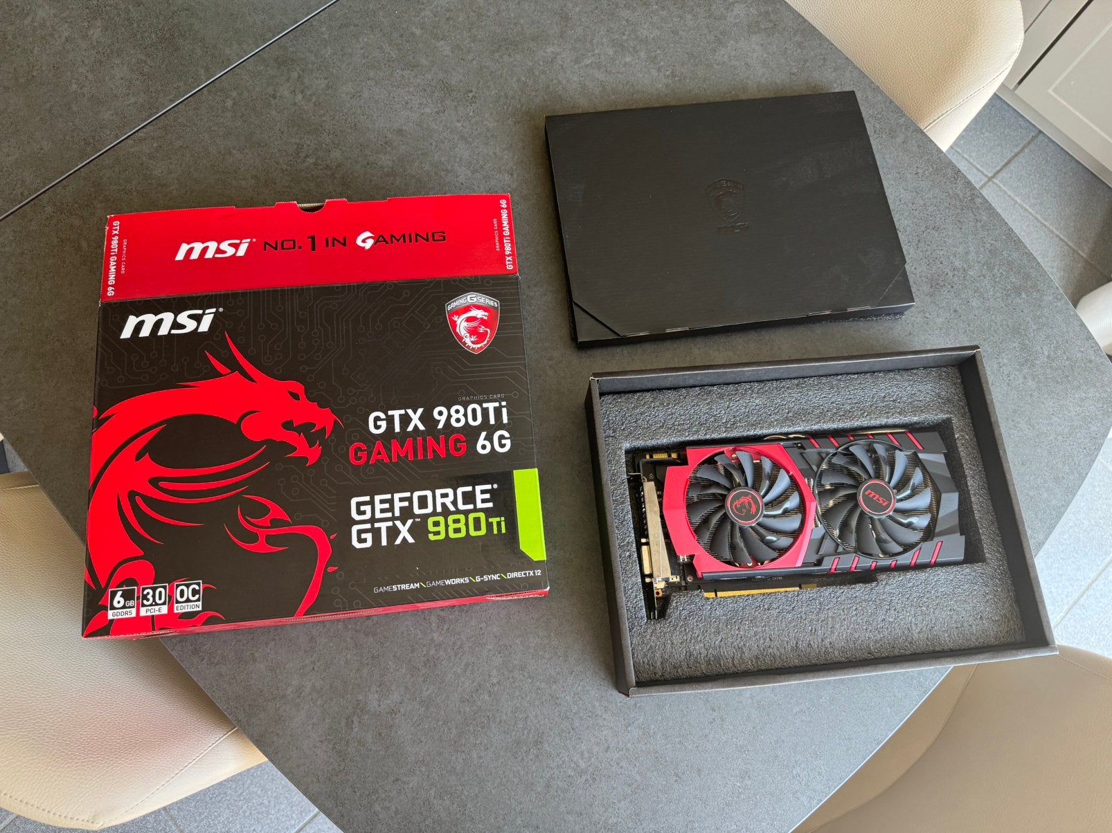 GTX 980Ti MSI in doos, Computers en Software, PCI-Express 3, HDMI, Ophalen of Verzenden, Nvidia