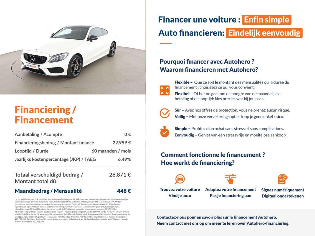 Mercedes-Benz C-Klasse 220 C 220 d AMG Line (automatique), Autos, Mercedes-Benz, Cuir, Achat, 2 portes, Diesel