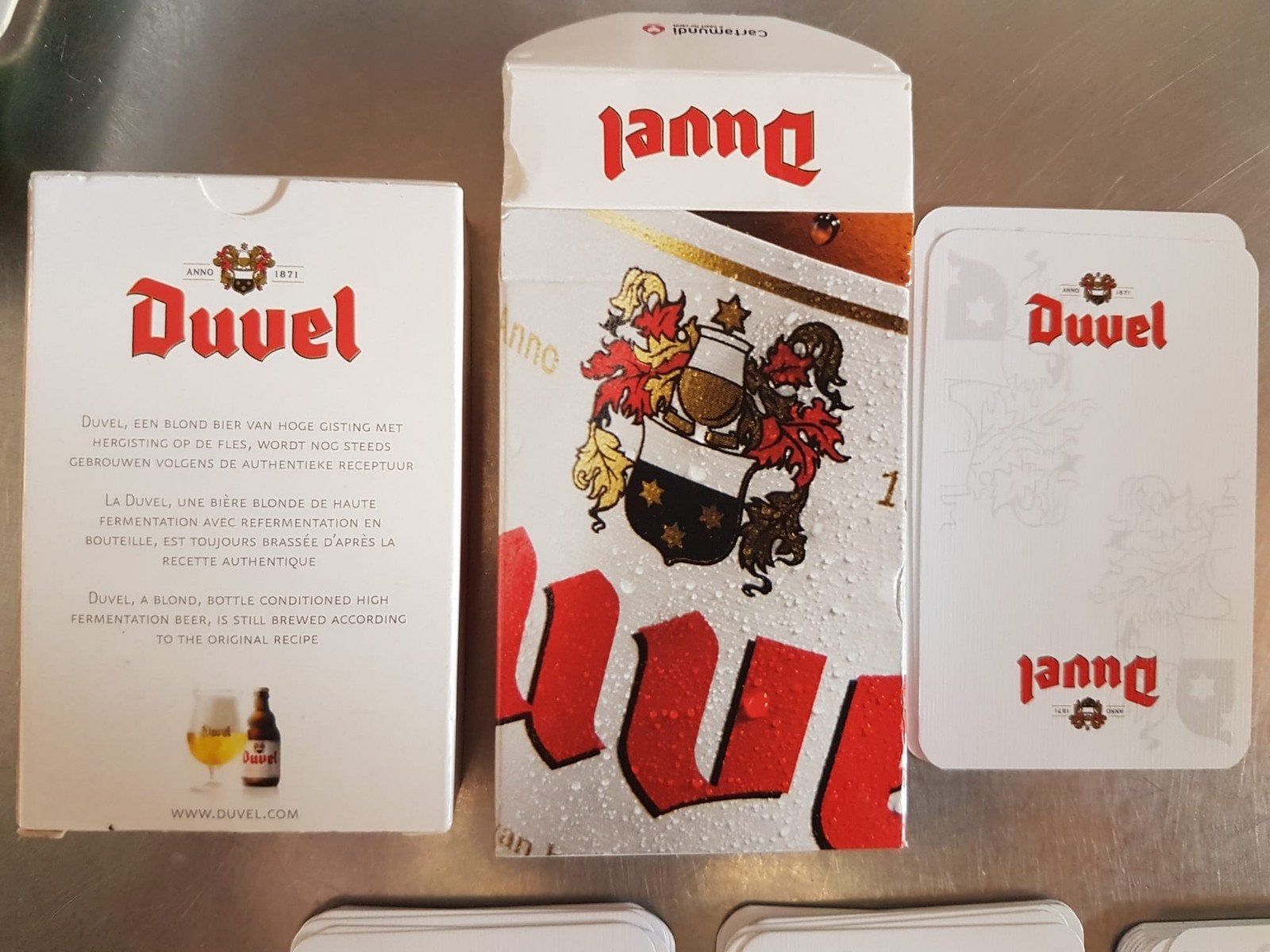 Duvel speelkaarten logo
Dit is een officieel Duv, Ophalen of Verzenden, Duvel