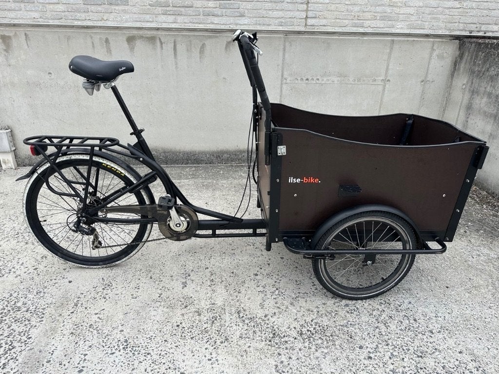 Bakfiets -7 versnellingen, voor 4 kinderen, Fietsen en Brommers, Fietsen | Bakfietsen, 4 kinderen of meer, Gebruikt, Schijfrem
