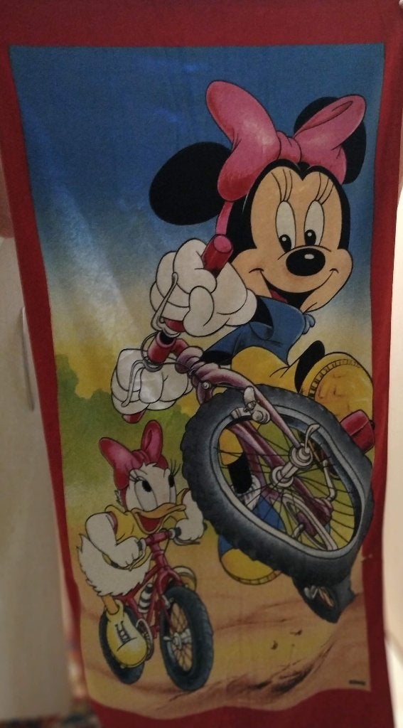 nieuwe extra grote fluwelen badhanddoek disney Minnie Mouse, Ophalen of Verzenden