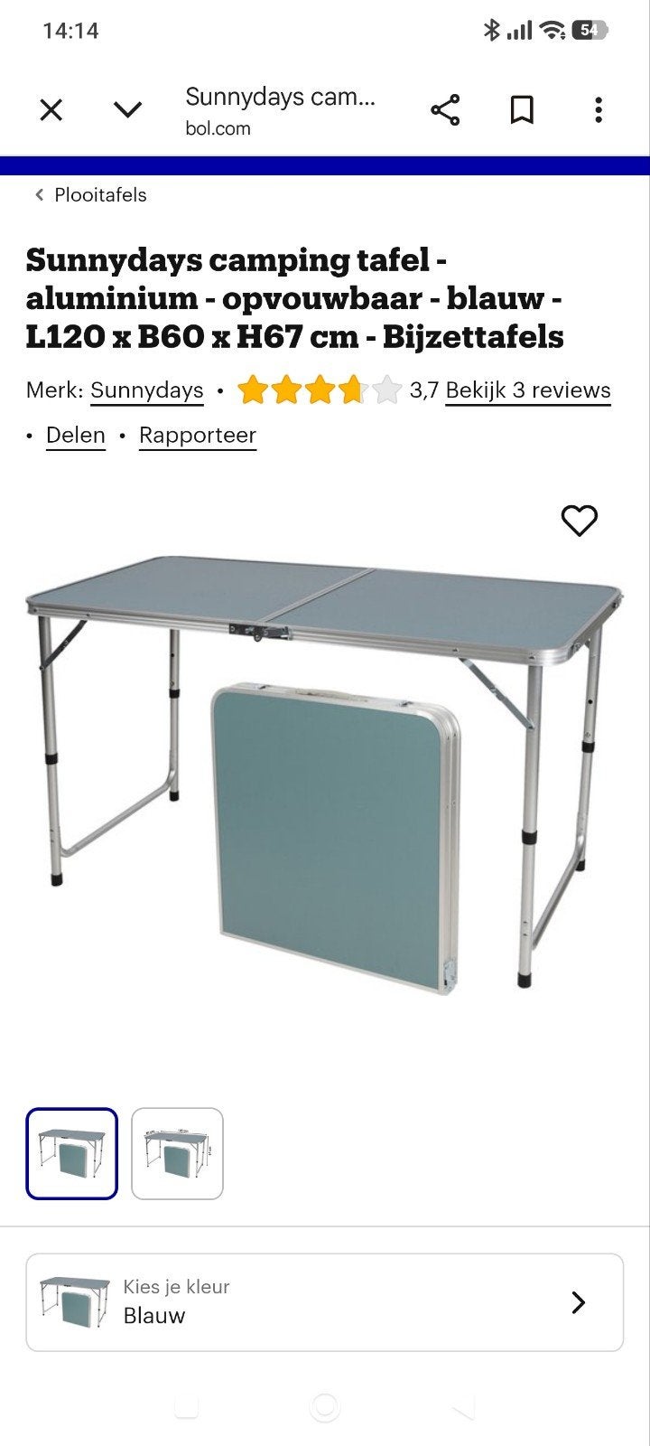 nouvelle table de pique-nique, Caravanes & Camping, Enlèvement