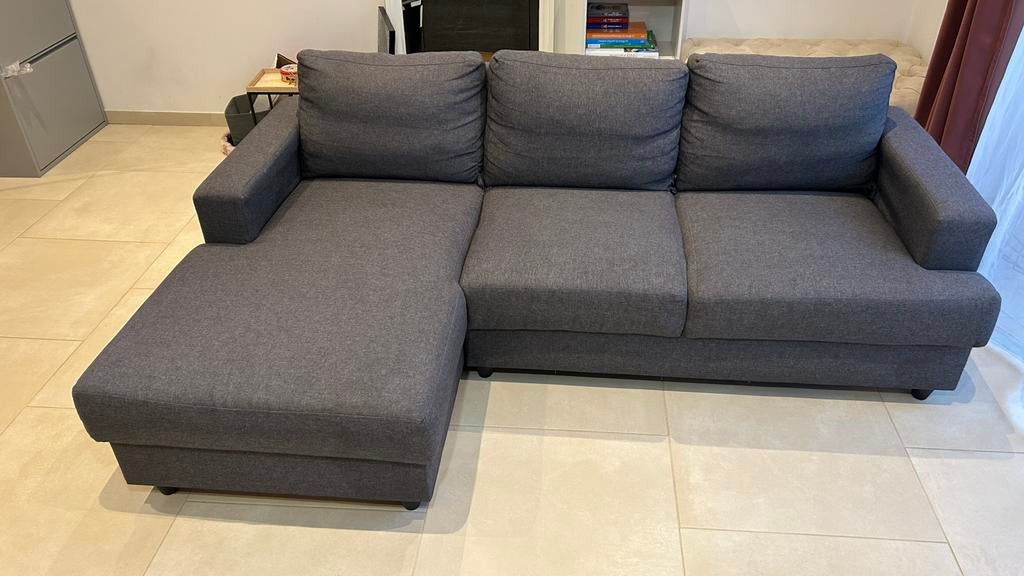 Canapé gris Ikea, 125 cm ou plus, 100 à 125 cm, Enlèvement, Utilisé