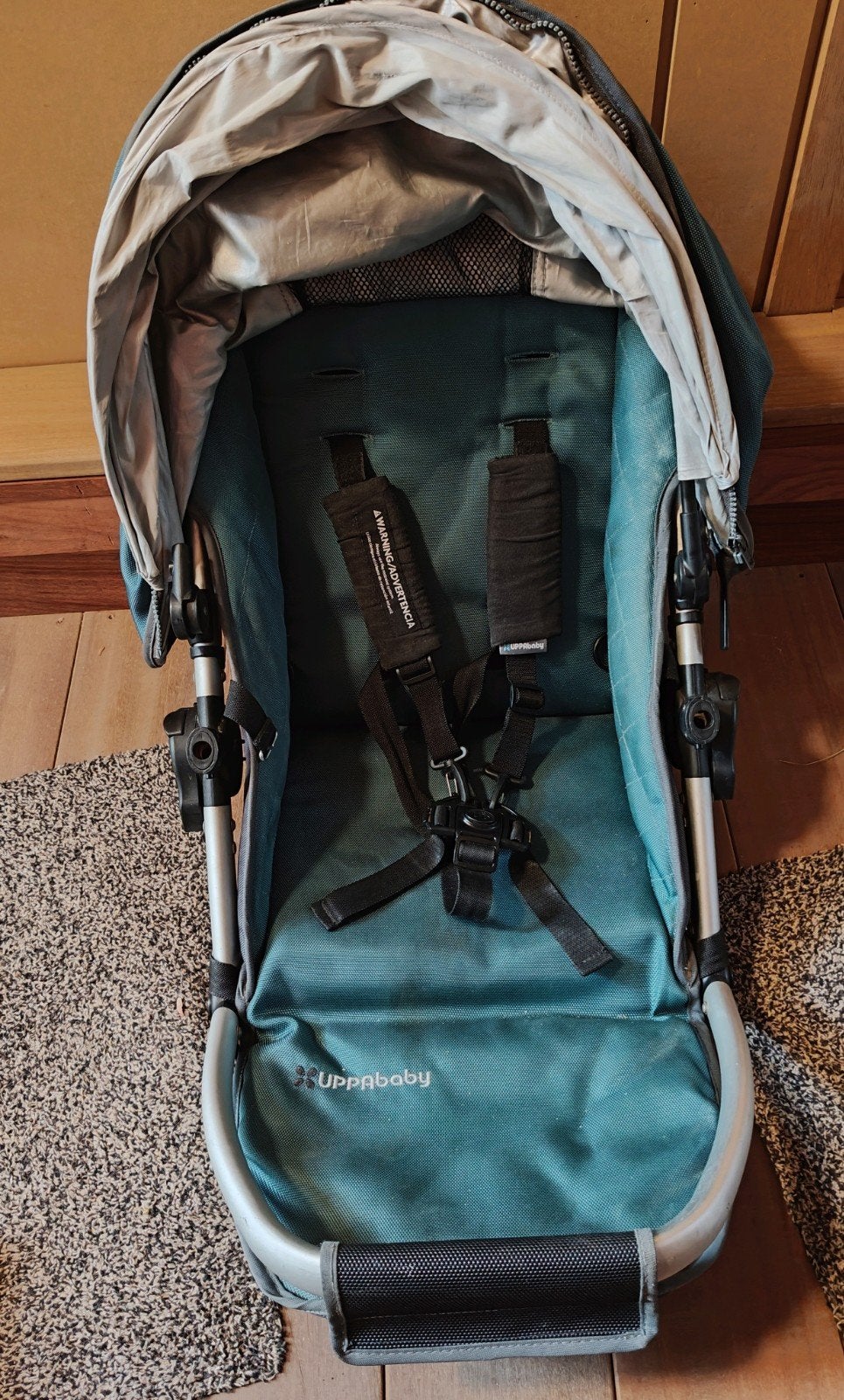 UPPAbaby Vista 2014 origineel zitje groen, Kinderen en Baby's, Ophalen, Gebruikt, Overige merken, Verstelbare rugleuning