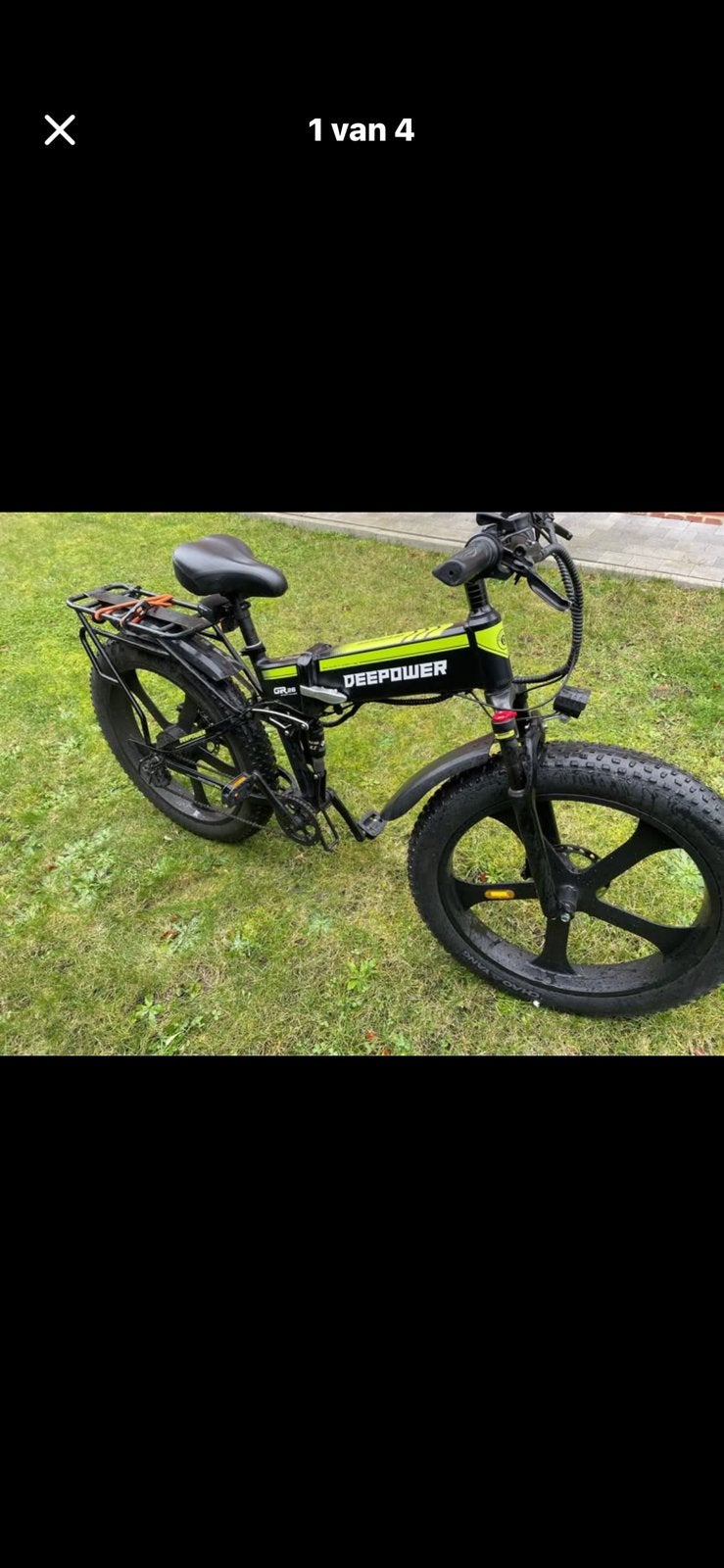 Plooibare elektrische mountainbike 1000 W, Ophalen, Zo goed als nieuw