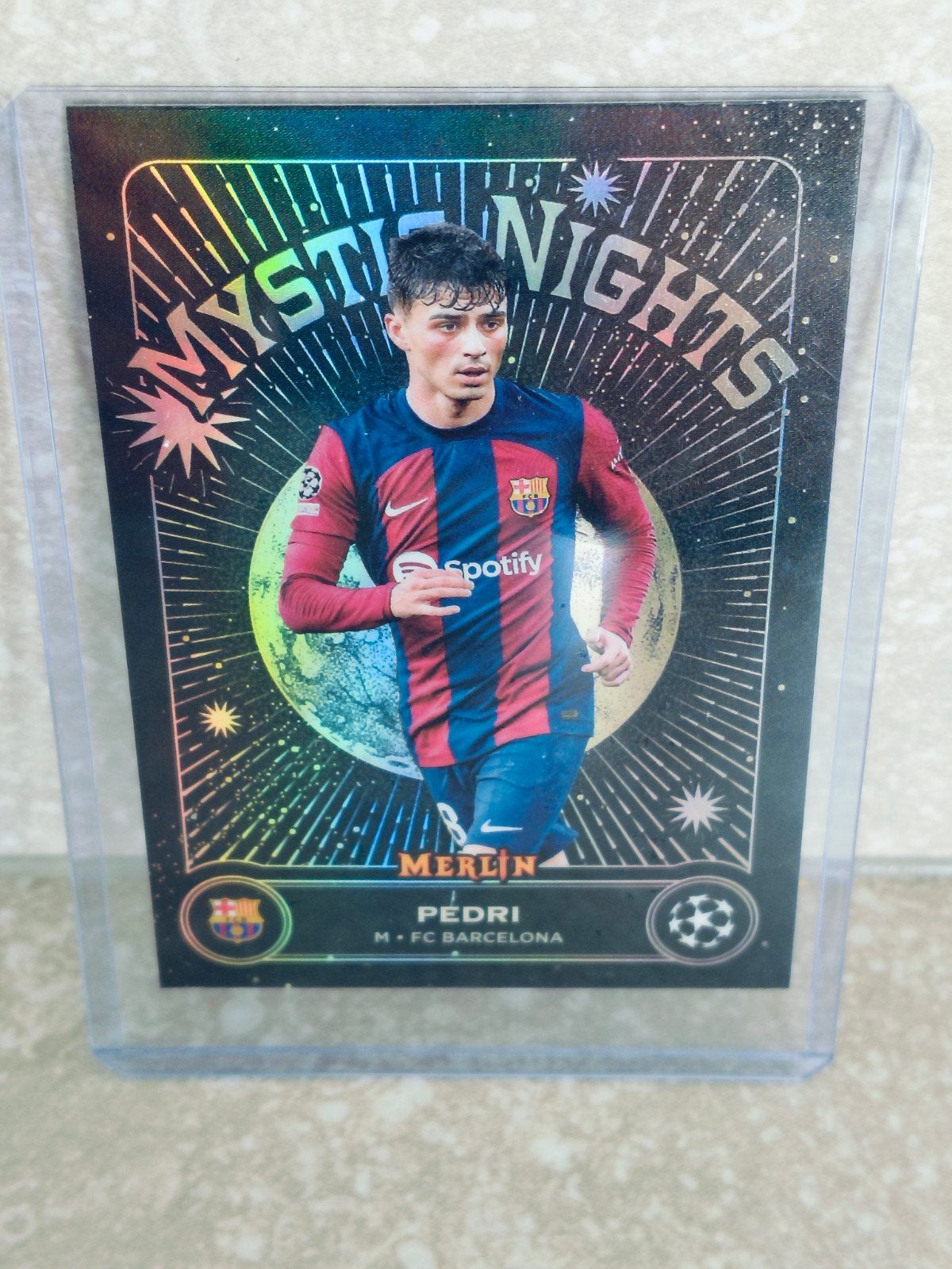 Topps Merlin mystic Nights Pedri Barcelona, Ophalen of Verzenden