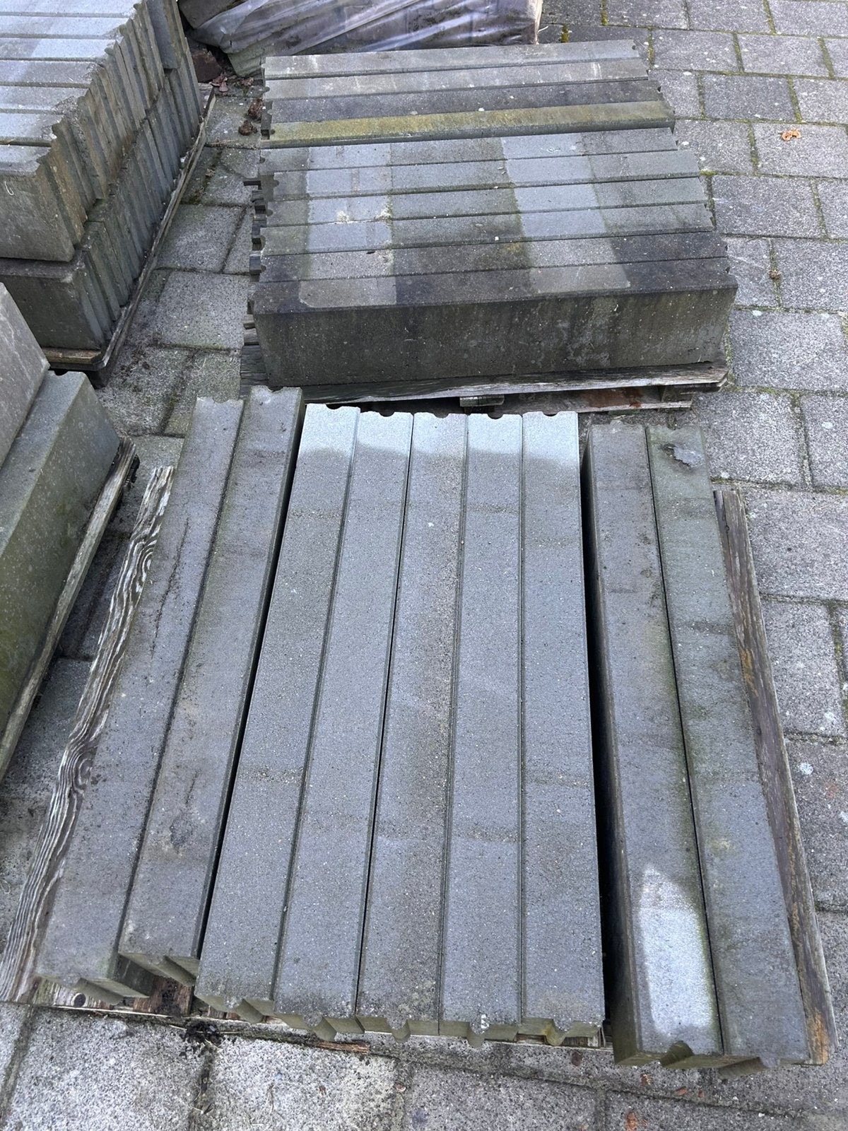 Boordstenen 100 stuks, Tuin en Terras, Ophalen, Gebruikt