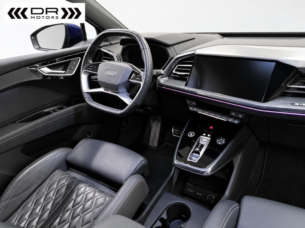 Audi Q4 e-tron 40 E-TRON S-LINE - WARMTEPOMP - LEDER, Autos, 0 kg, Autres modèles, 0 kg, Noir