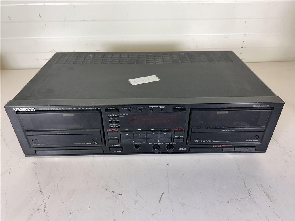 A7302. Kenwood Double Cassette Deck KX-W8010, Audio, Tv en Foto, Cassettedecks, Ophalen of Verzenden, Kenwood