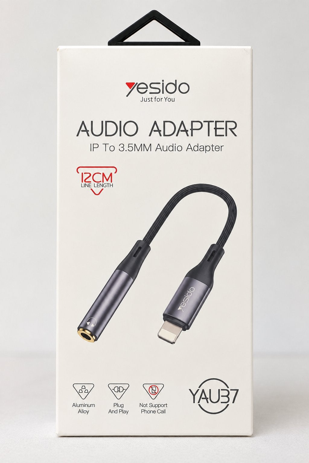 Yesido Audio Adapter Lightning naar 3,5mm – YAU37, Computers en Software, Ophalen of Verzenden, Nieuw