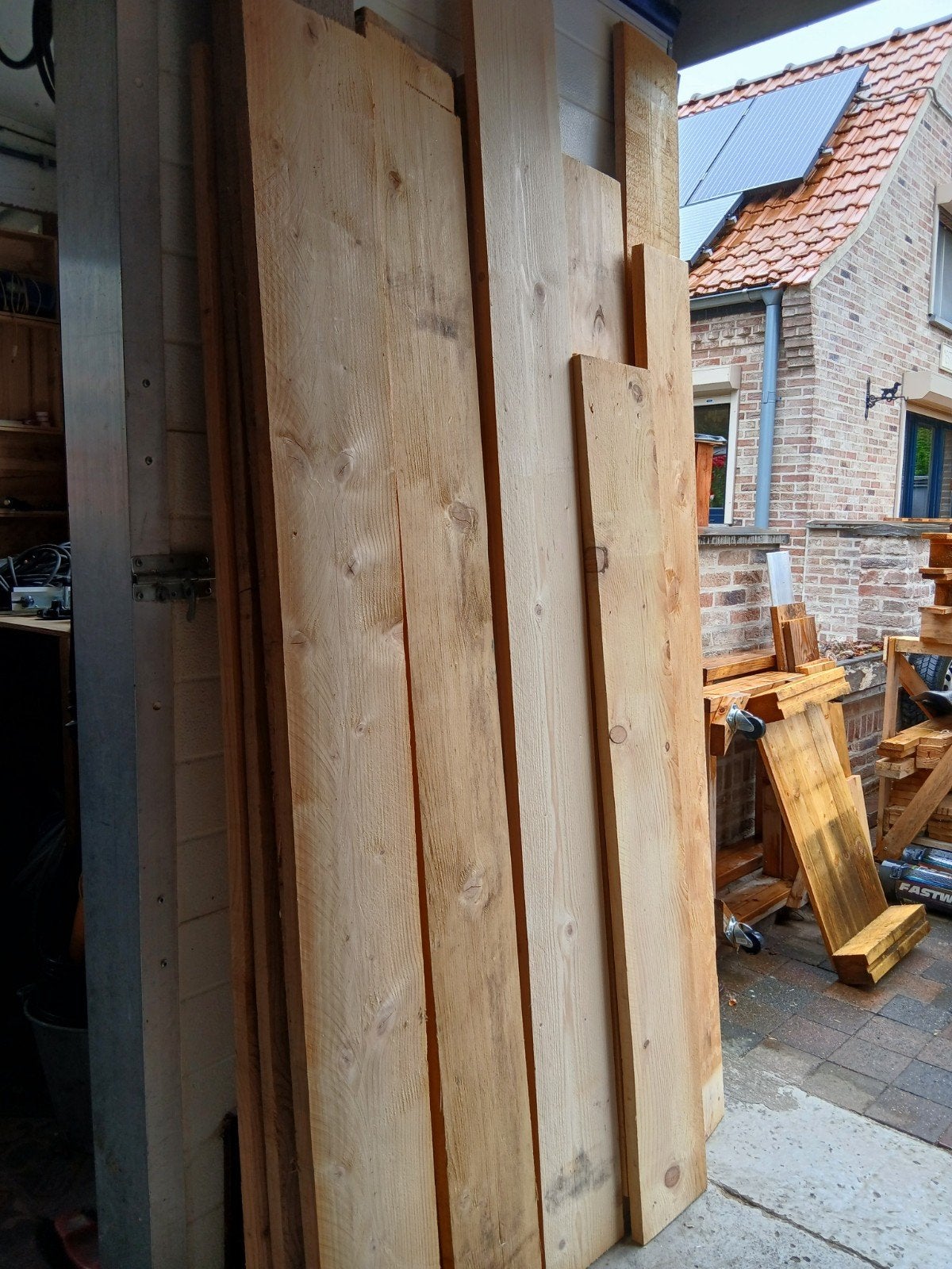 douglas planken, Ophalen, Plank