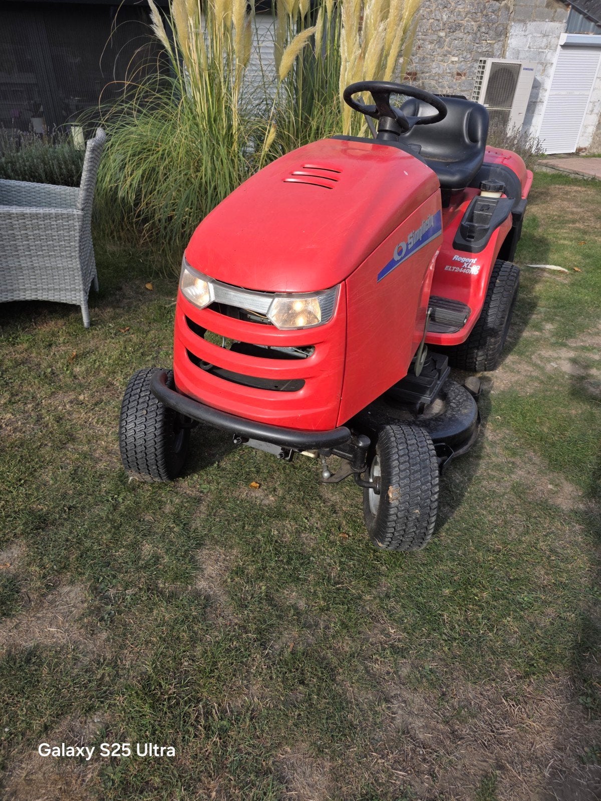 tracteur tondeuse, Démarrage électrique, Enlèvement, Utilisé, 90 à 120 cm