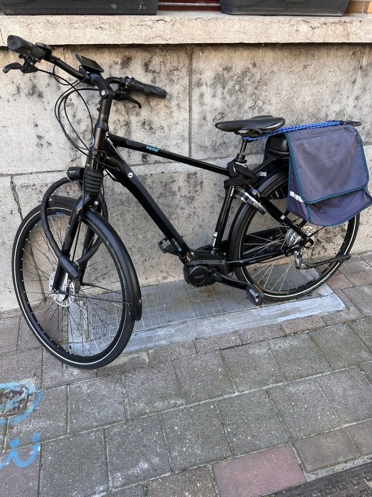 Giant Elektrische Fiets – Yamaha Middenmotor – Topstaat, Enlèvement, Utilisé, Giant