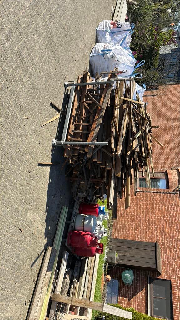 Hout gratis af te halen, Ophalen