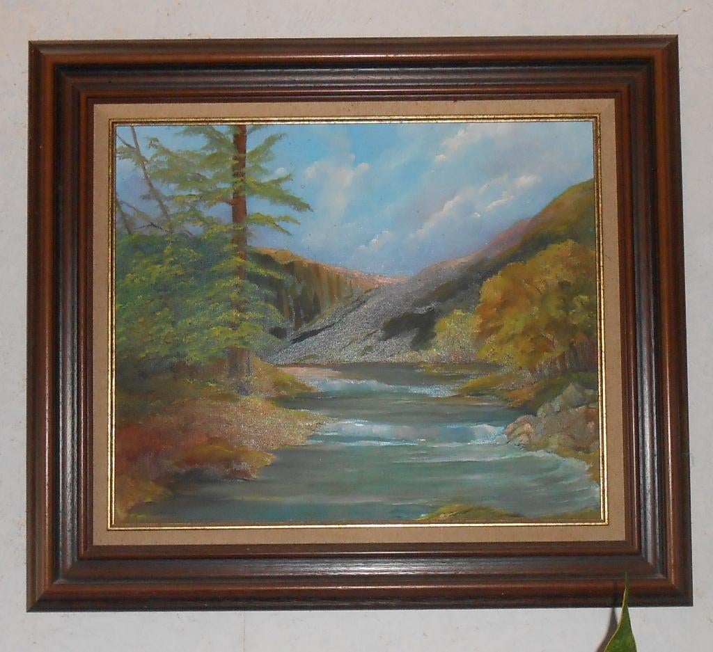 2 tableaux peintures peints par Willy BAEB, Antiquités & Art, Enlèvement