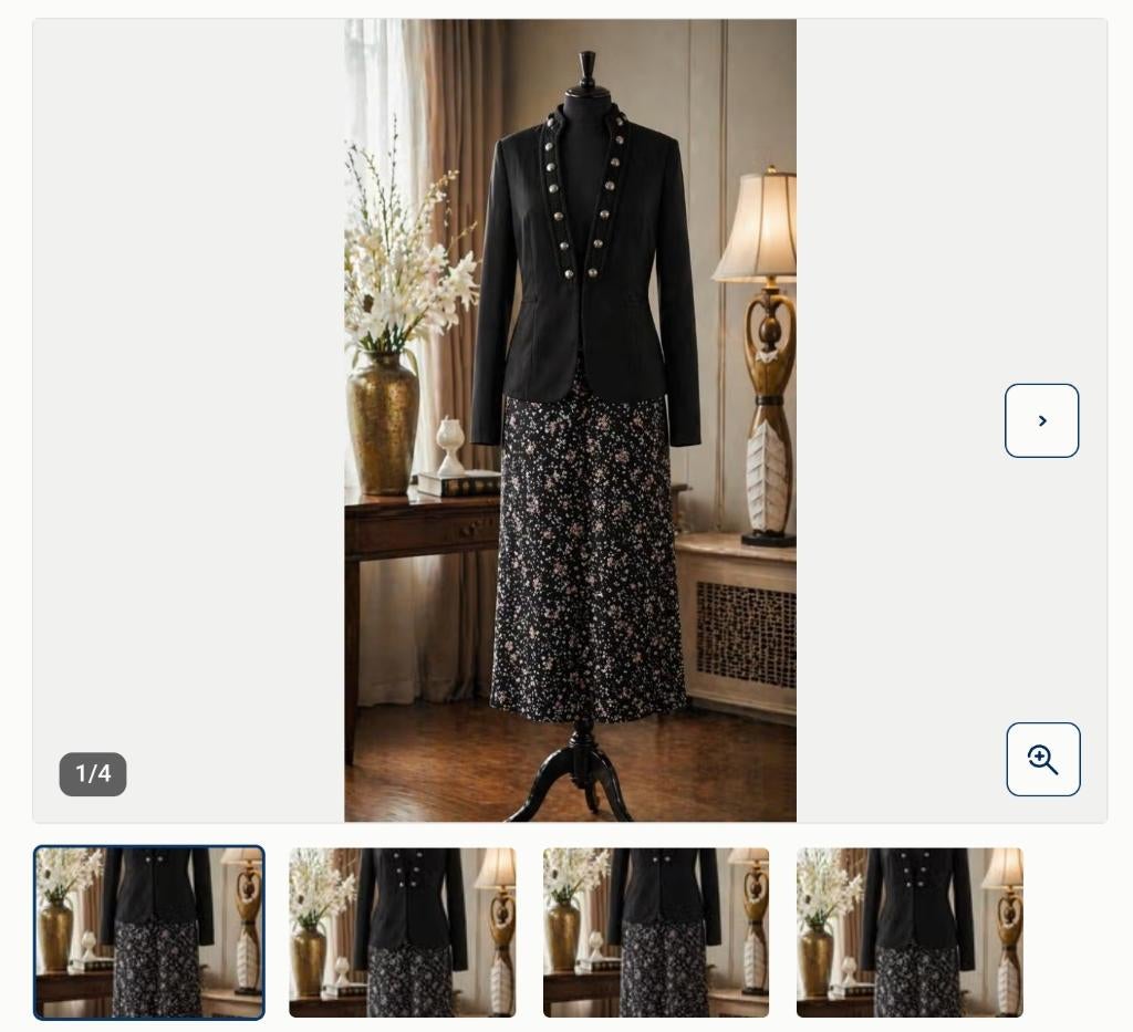 Veste blazer, veste noire à boutons argentés, Taille 38/40 (M), Enlèvement ou Envoi, Manteau, Noir