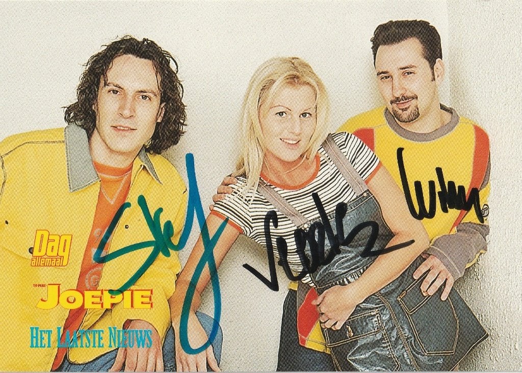 Illusion - foto met (alle) handtekeningen - 1996, Verzamelen, Ophalen of Verzenden, Zo goed als nieuw, Foto of Kaart, Gesigneerd