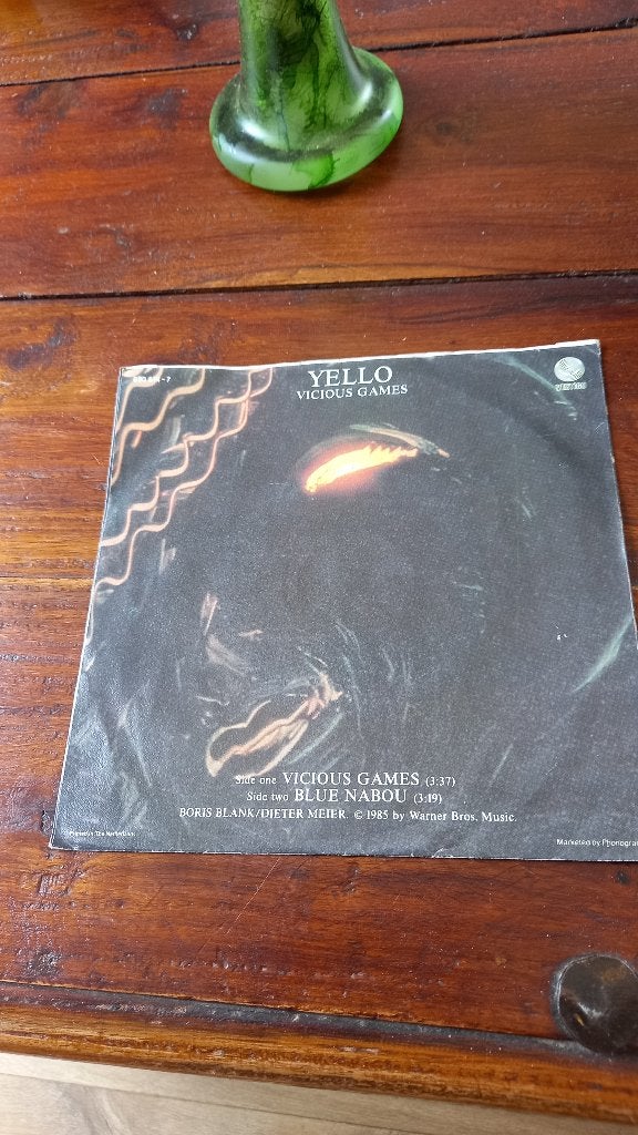 Vinyl (45t) yello "vicious game", Enlèvement, Utilisé, Pop