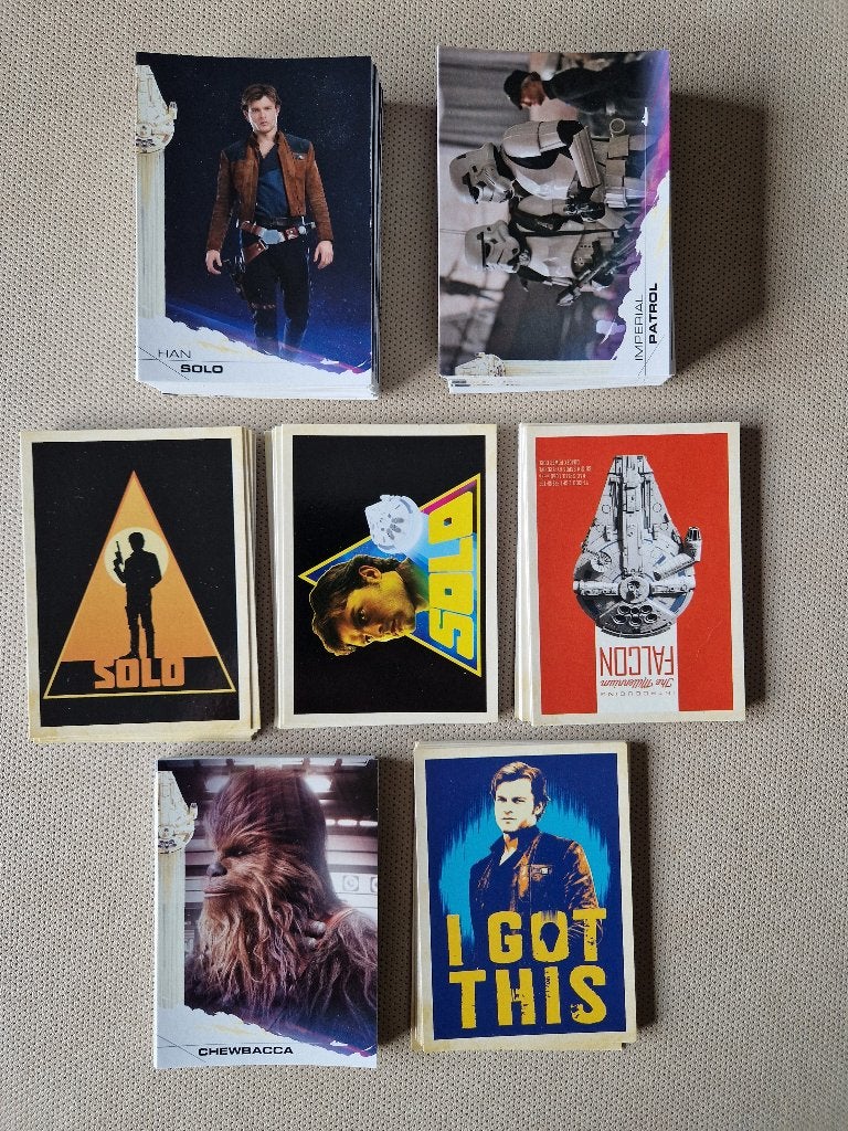 2018 TOPPS SOLO A Star Wars STORY 147 trading cards set comp, Enlèvement ou Envoi, Comme neuf, Autres types