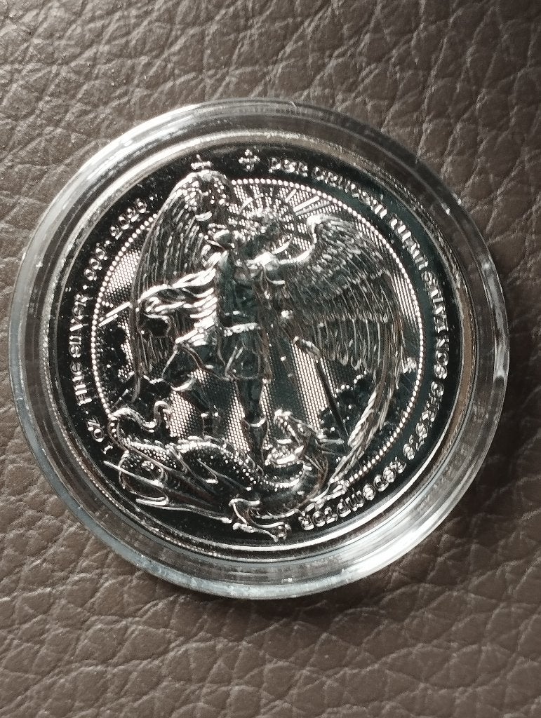1 oz .999 zilver ST MICHAEL ARCHANGEL 2026, Postzegels en Munten, Ophalen of Verzenden, Zilver