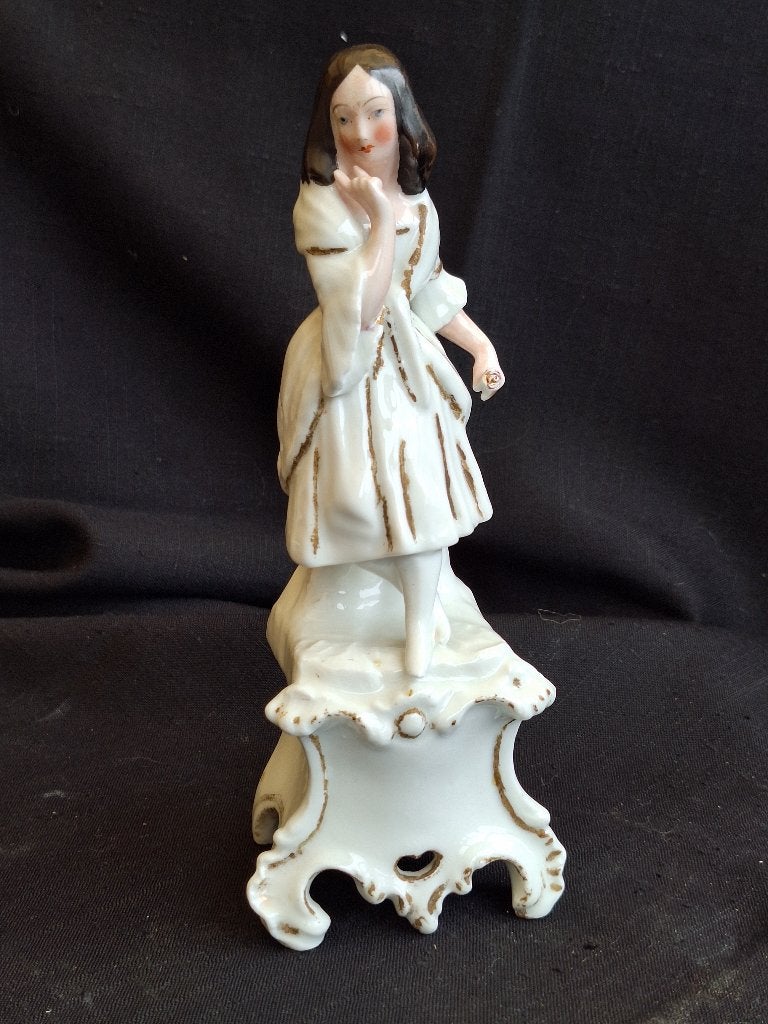 ANCIEN PORTE PLUME PORCELAINE VIEUX BRUXELLES, Antiquités & Art, Enlèvement ou Envoi