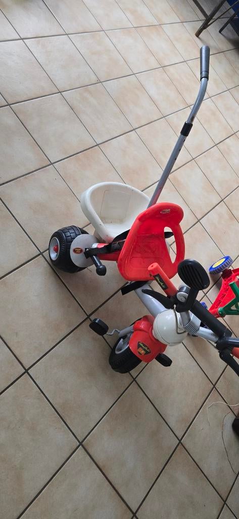 Kinderfiets loopfiets baby met duwstok duwstang, Kinderen en Baby's, Ophalen, Loopfiets