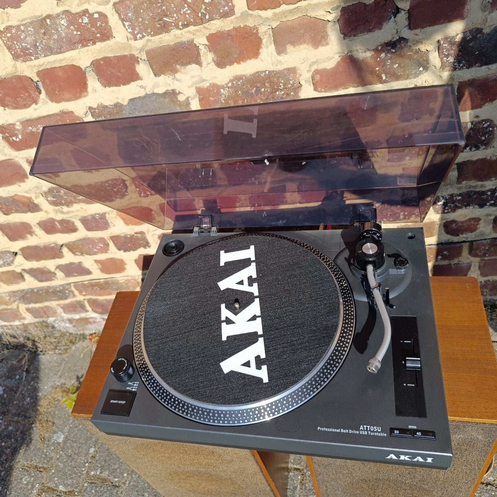 automatische platenspeler AKAI, Ophalen, Automatisch, Zo goed als nieuw, Platenspeler