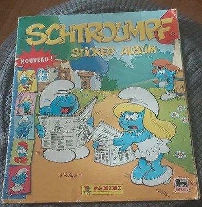 Panini (complet) - Schtroumpfs - Sticker album, Collections, Enlèvement