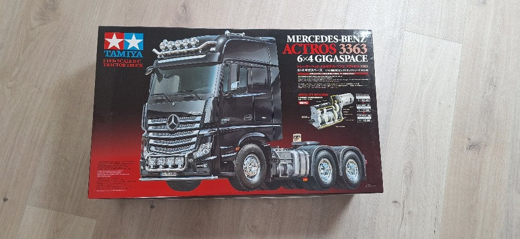 Tamiya RC Truck Mercedes Actros, Schaal 1:14, Nieuw, Auto onroad, Ophalen